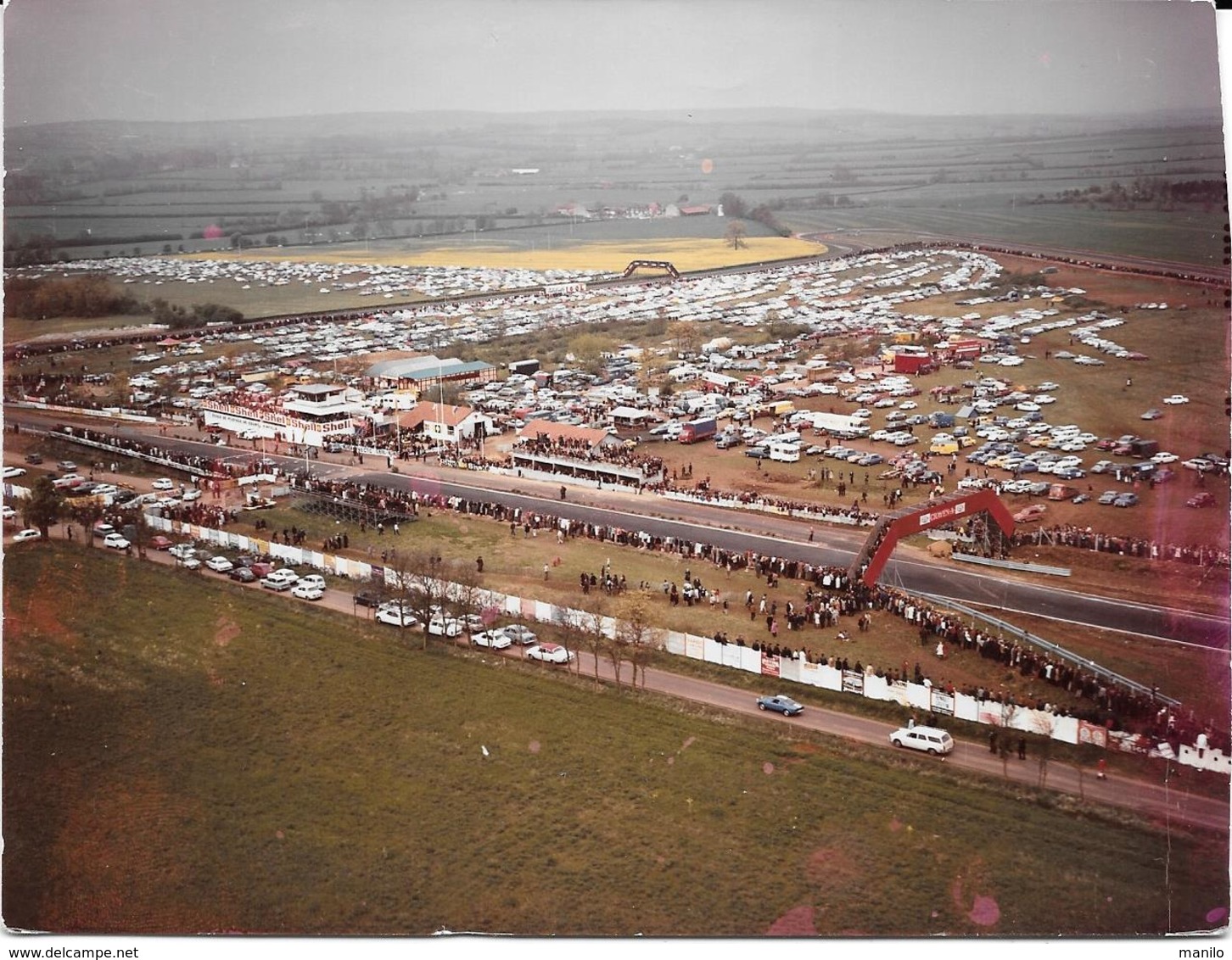 MAGNY-COURS (Nievre) Vue Aerienne CIRCUIT AUTOMOBILE J.BERHA   Photo Originale An.60  GLATZ- COMBIER CIM Imp à Macon - Autosport - F1