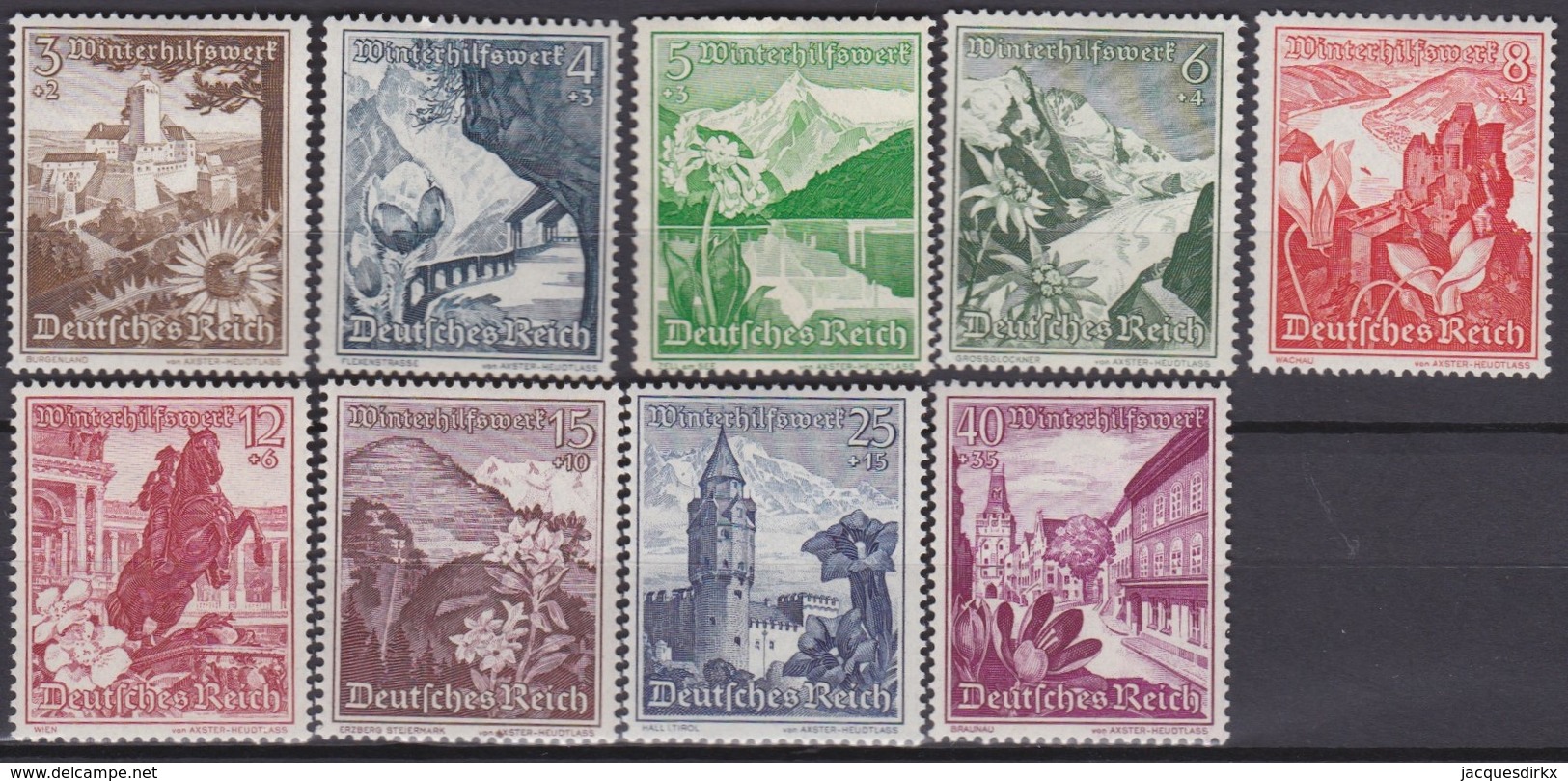 Deutsches Reich  .   Michel      .   675/683   .    *   .      Ungebraucht    .  /   .   Mint-hinged - Unused Stamps