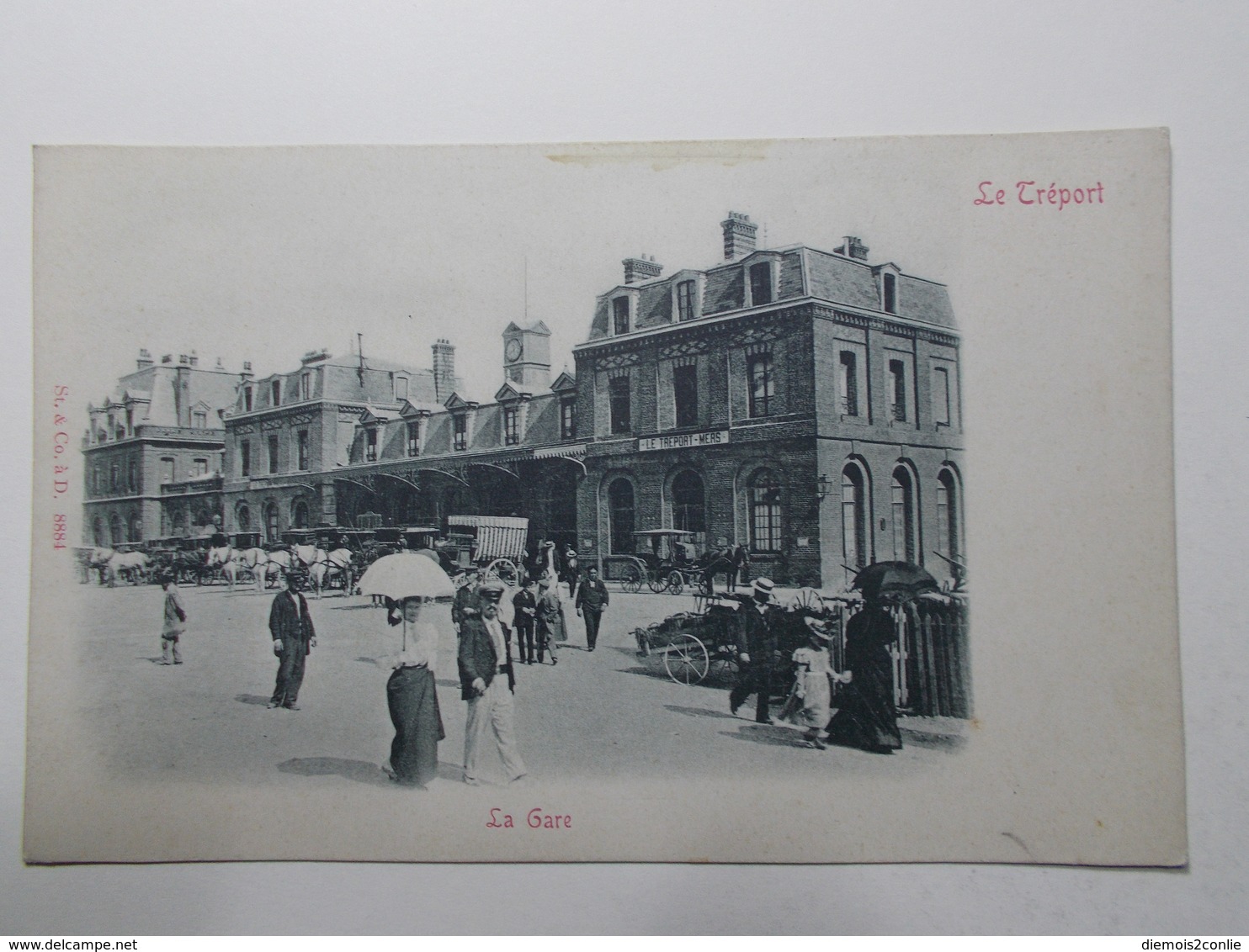 Carte Postale  - LE TREPORT (76) - La Gare - (2650) - Le Treport