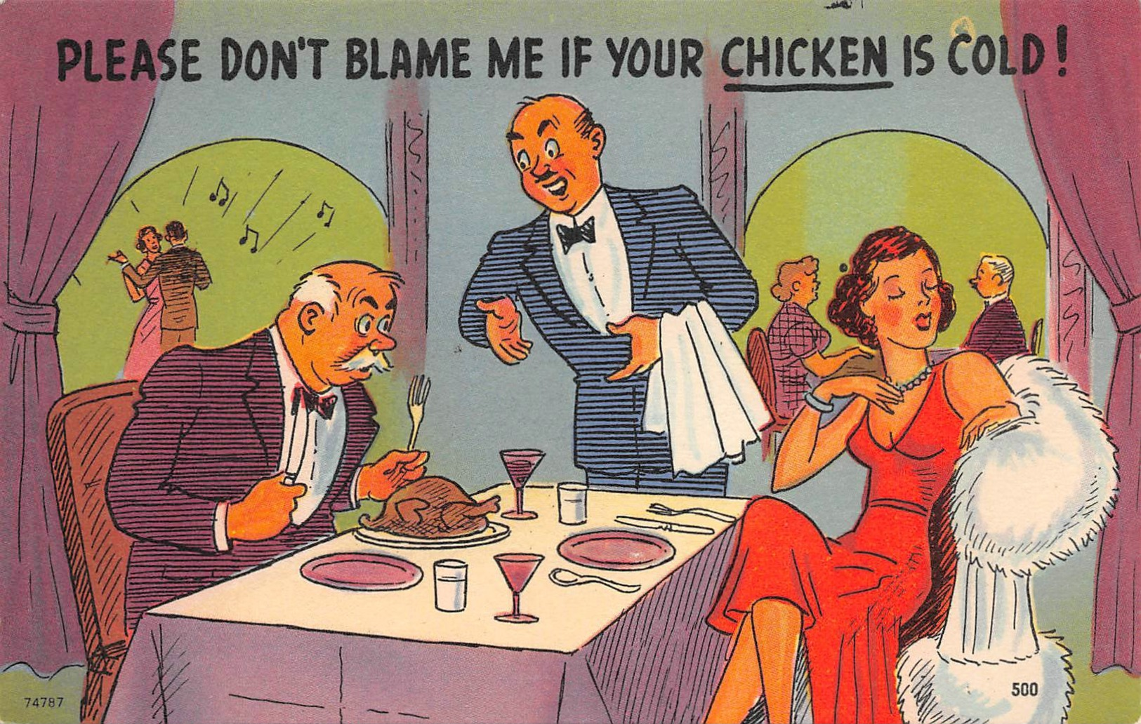 HUMOUR // " PLEASE DON'T BLAME ME IF THE CHICKEN IS COLD " - Humour