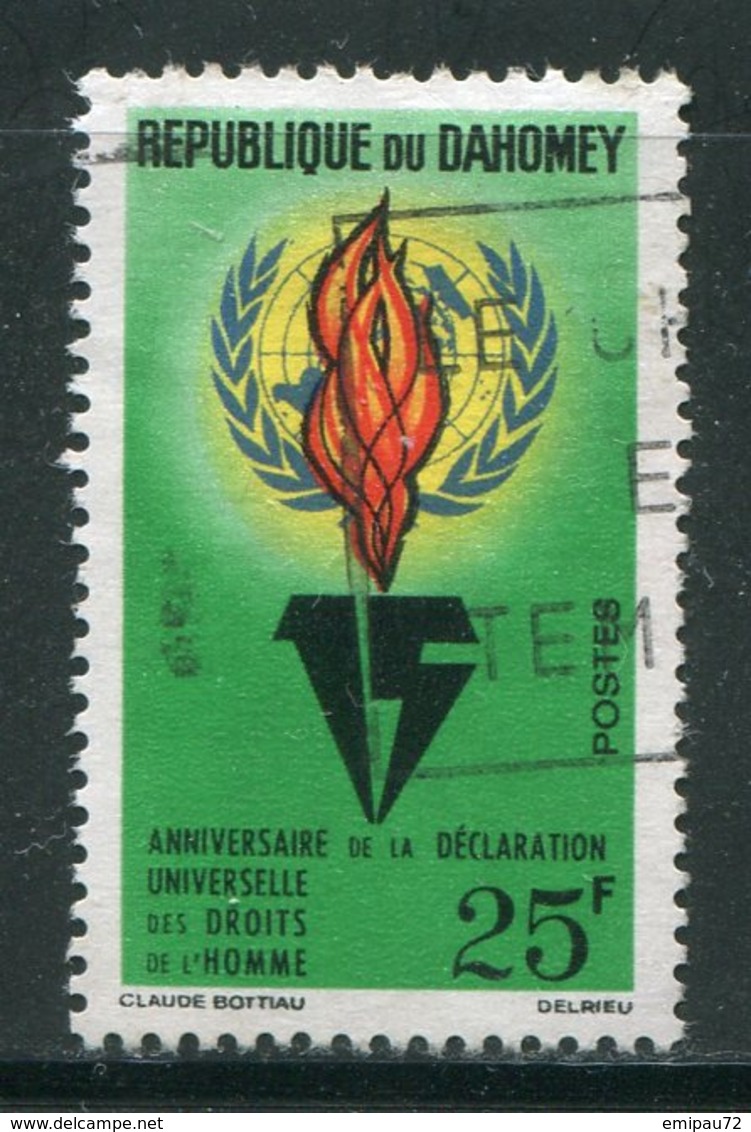 DAHOMEY- Y&T N°204- Oblitéré - Bénin – Dahomey (1960-...)