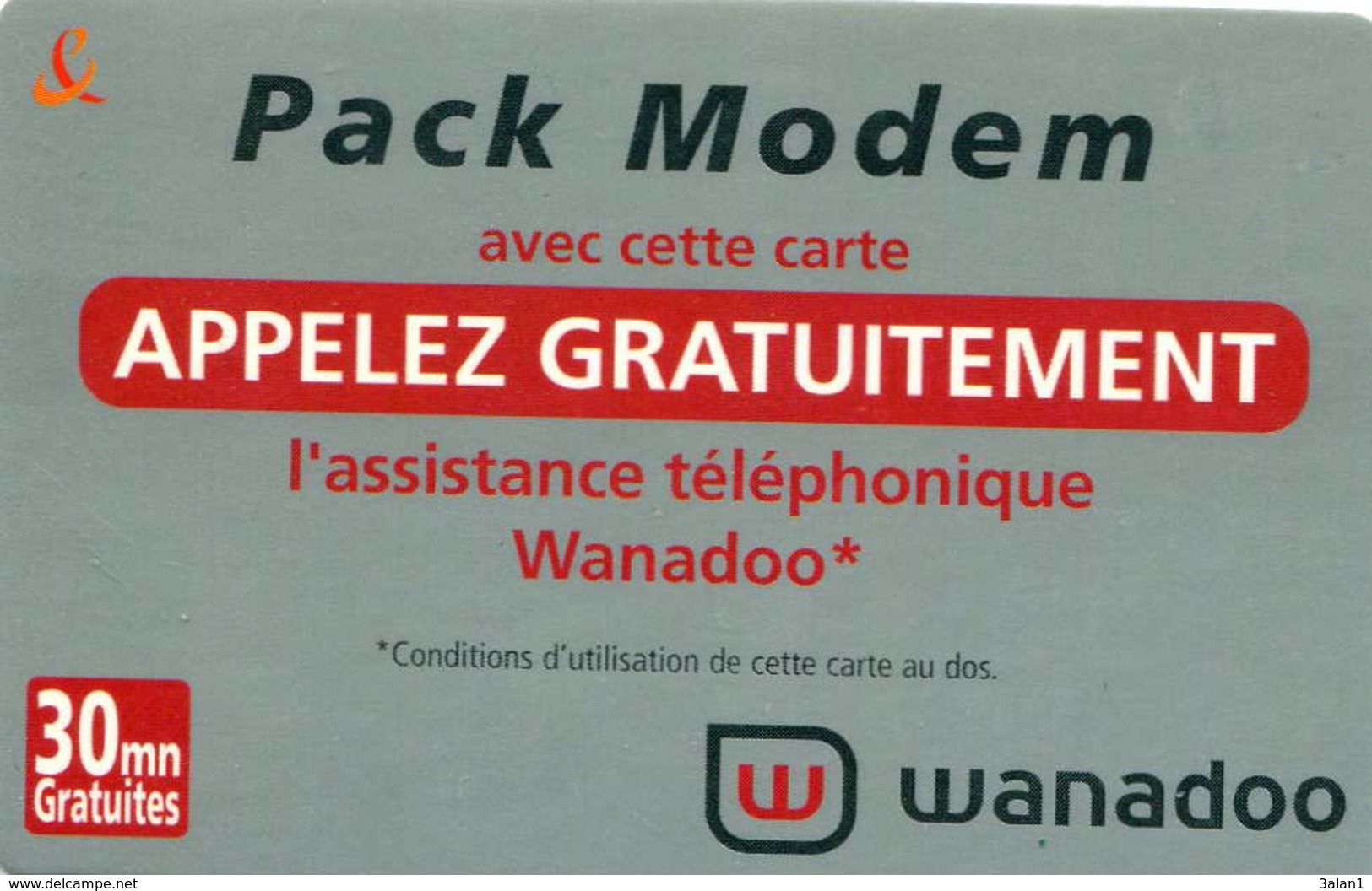 TICKET Téléphone  =  Pack Modem  01/10/2003 - FT Tickets