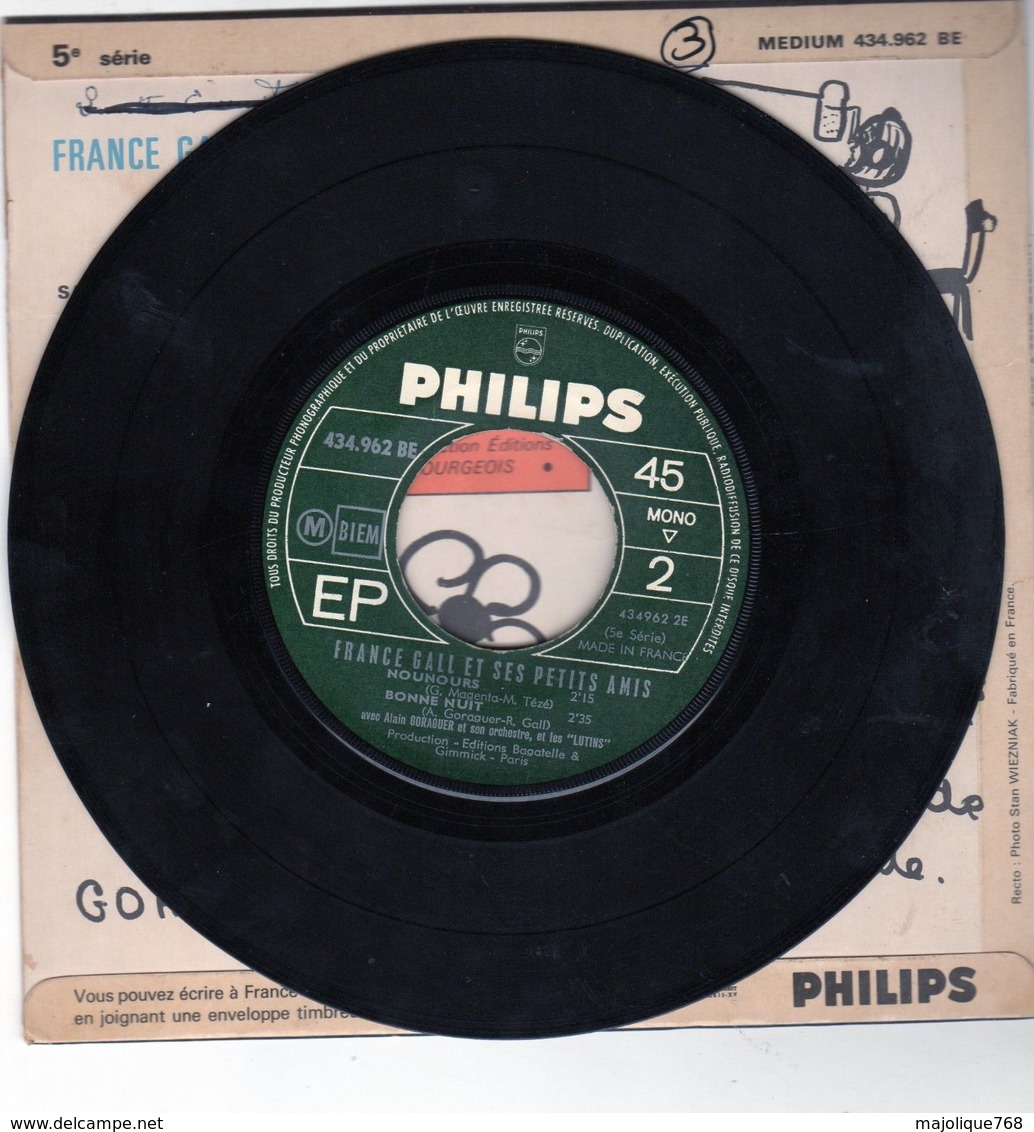 Disque De France Galle - Sacré Charlemagne - PHILIPS 437.962 BE 1964 - Autres - Musique Française