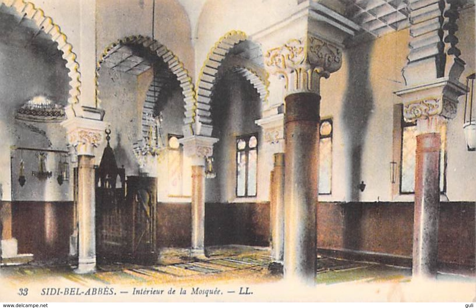 Afrique  Algérie > Sidi-bel-Abbès SIDI BEL ABBES Intérieur De La Mosquée  (LL 33) *PRIX FIXE - Sidi-bel-Abbès