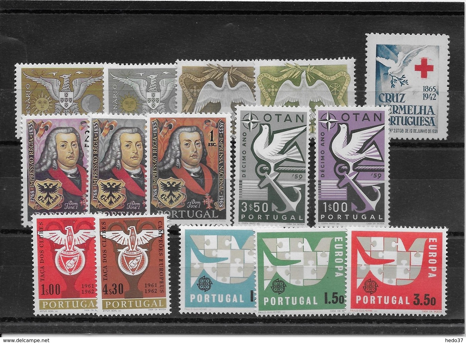 Thème Oiseaux - Portugal -  Timbres Neufs **/* - TB - Konvolute & Serien