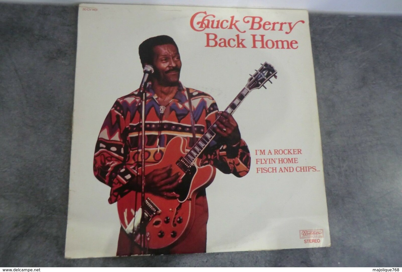 Disque Chuck Berry - Back Home - Musidisc 30 CV 1401 - 1978 - Rock