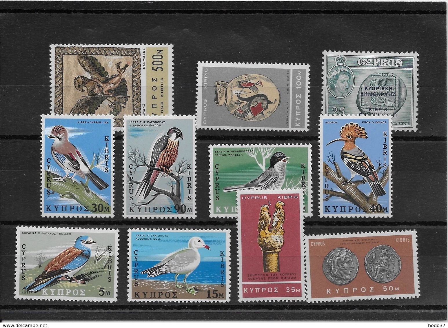 Thème Oiseaux - Chypre -  Timbres Neufs ** - TB - Verzamelingen, Voorwerpen & Reeksen