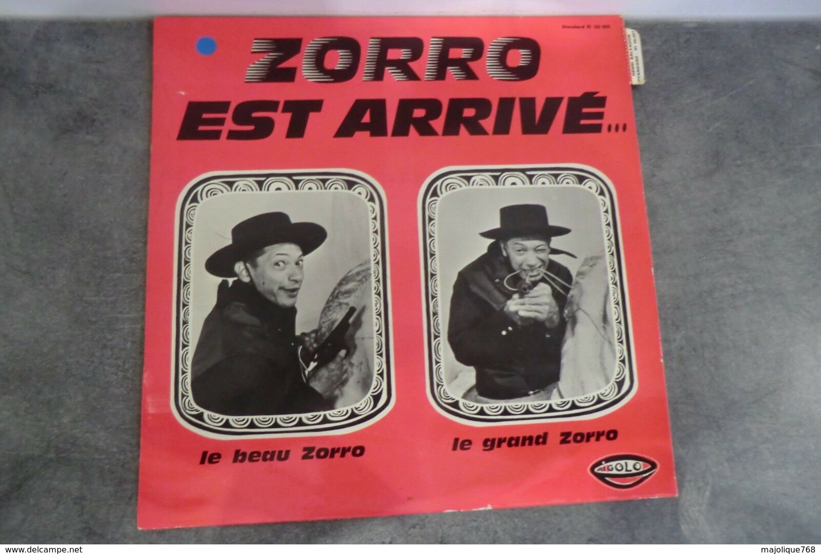 Disque Henri Salvador - Zorro Est Arrivé - Rigolo RI 30.001 -  1964 - - Autres - Musique Française