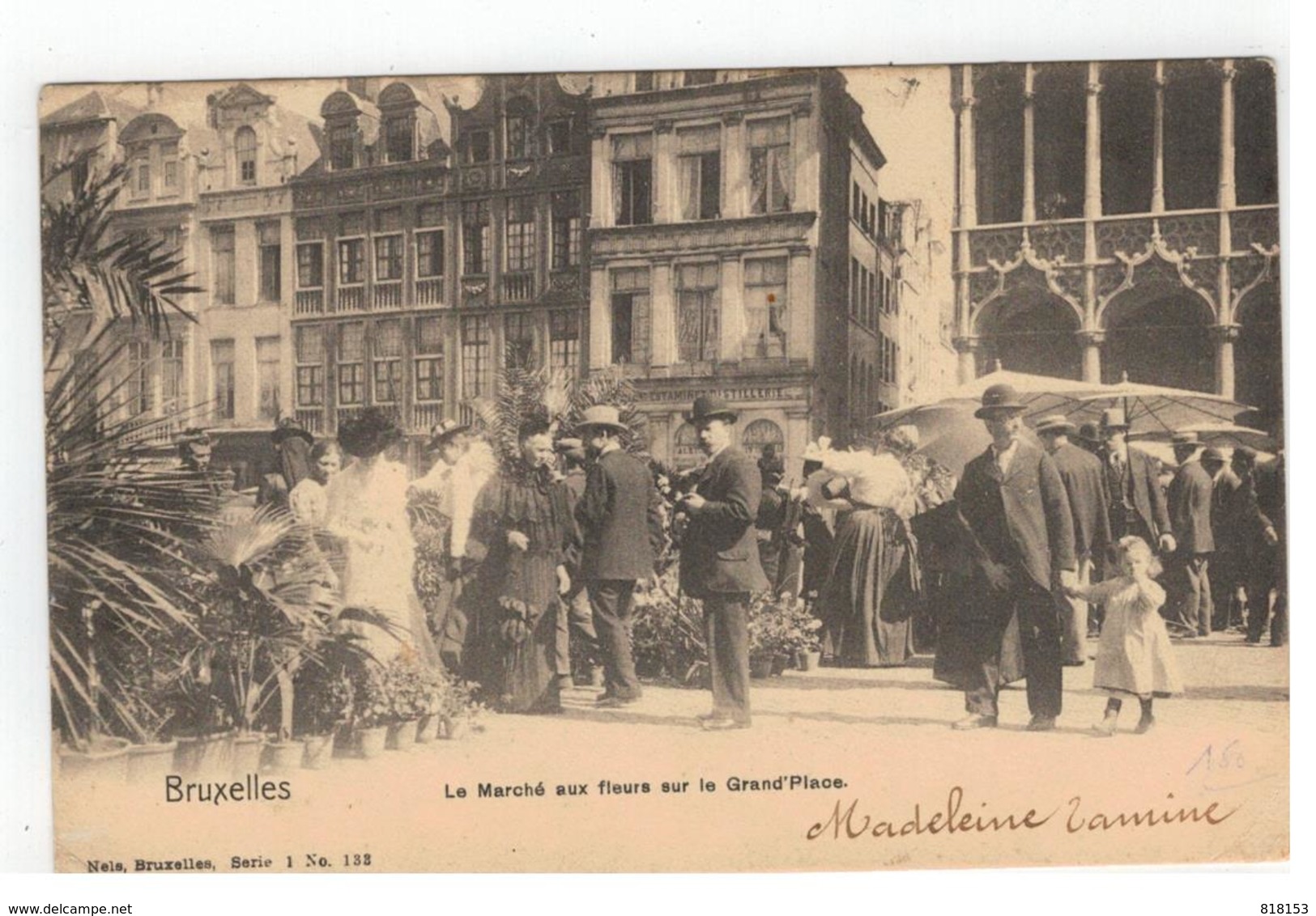 Bruxelles  Le Marché Aux Fleurs Sur Le Grand'Place - Brussel (Stad)