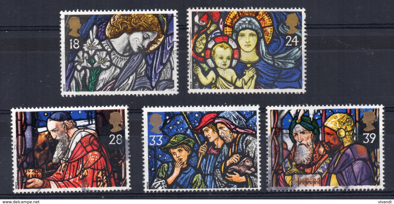 Great Britain - 1992 - Christmas - Used - Oblitérés