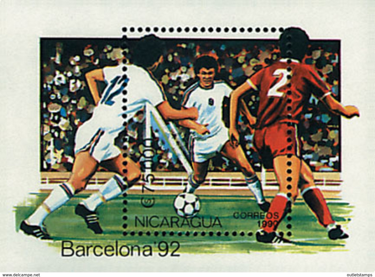 Ref. 68436 * NEW *  - NICARAGUA . 1990. GAMES OF THE XXV OLYMPIAD. BARCELONA 1992. 25 JUEGOS OLIMPICOS VERANO BARCELONA - Nicaragua