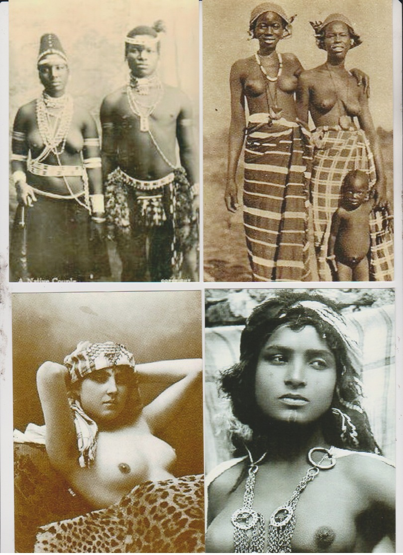 Lot - Photo Afrique  - Reproduction - NU ETHNIQUE  -  152X113 - 50 Vues - Voir Scans