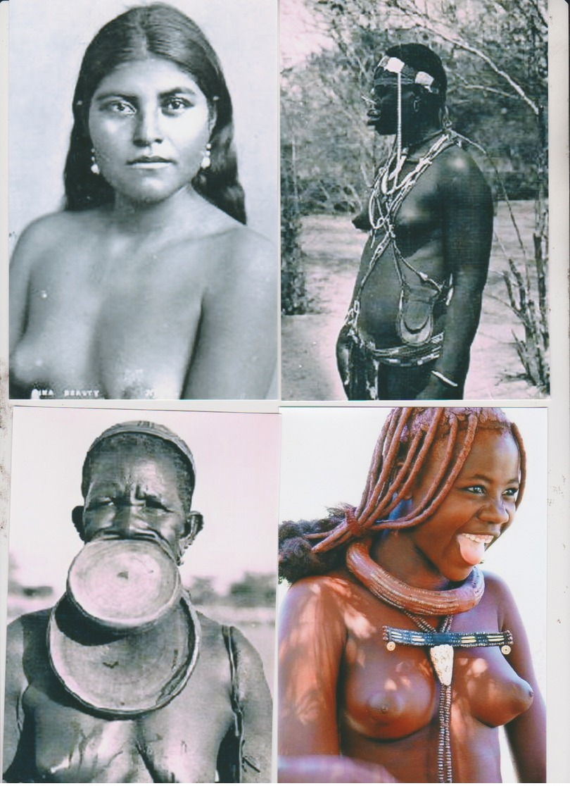 Lot - Photo Afrique  - Reproduction - NU ETHNIQUE  -  152X113 - 50 Vues - Voir Scans