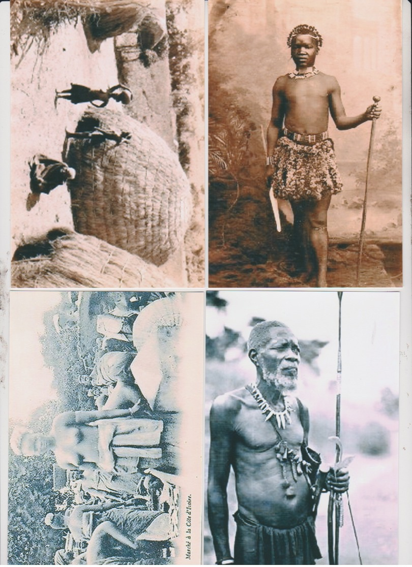 Lot - Photo Afrique  - Reproduction - NU ETHNIQUE  -  152X113 - 50 Vues - Voir Scans