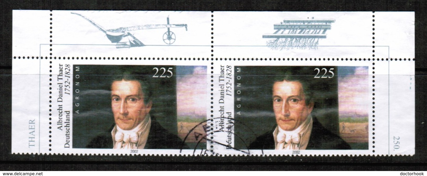 GERMANY  Scott # 2164 VF USED PAIR From SHEETLET (LG-1008) - Used Stamps