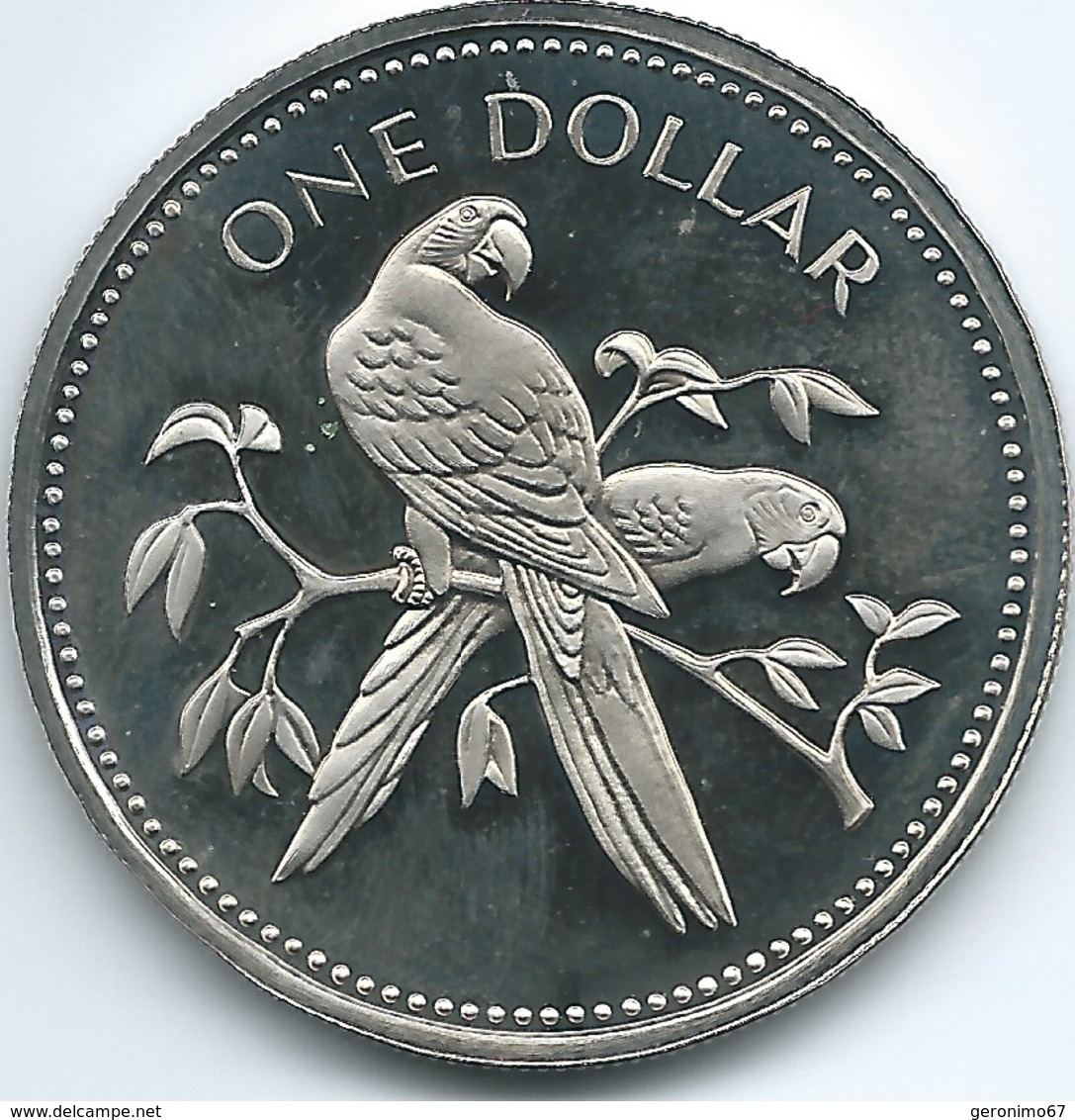 Belize - 1 Dollar - 1974 - Scarlet Macaw - KM43 - Belize