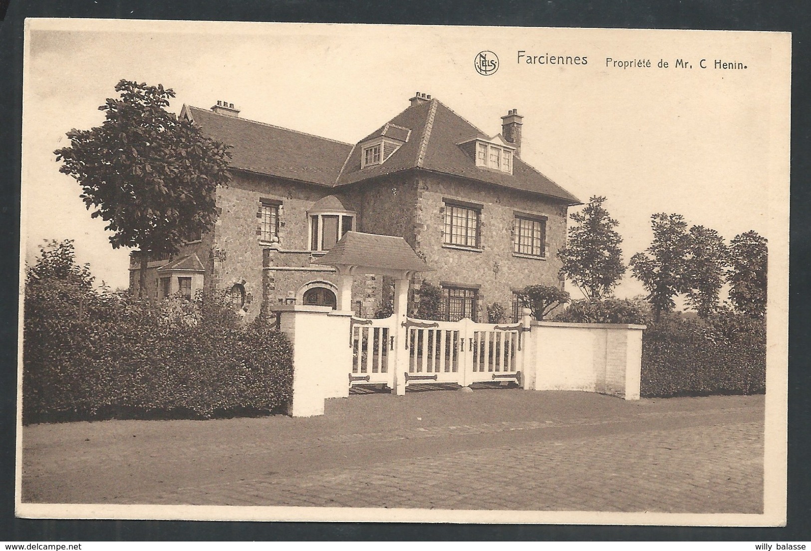 +++ CPA - FARCIENNES - Propriété De Mr C.Henin - Nels    // - Farciennes