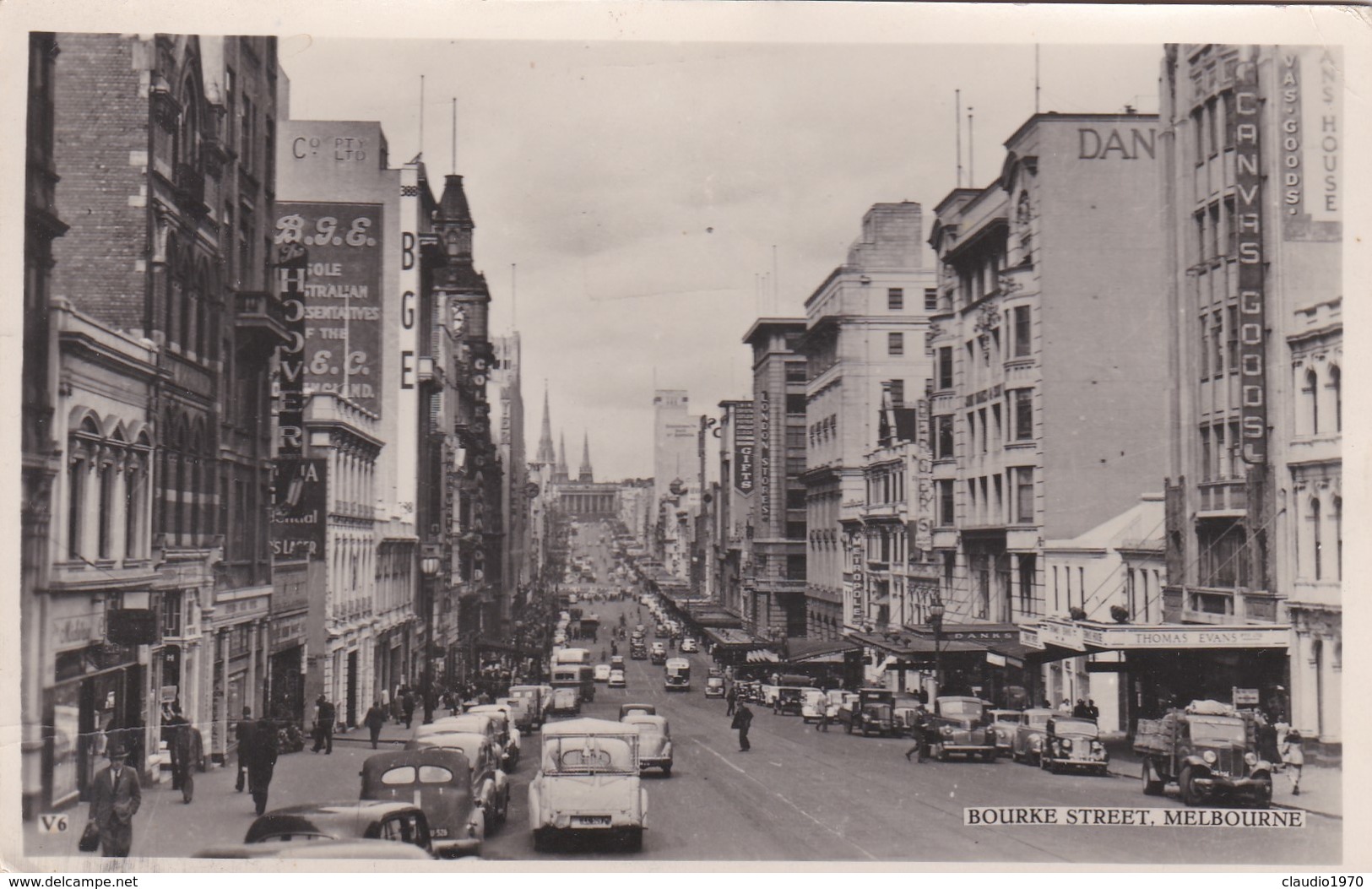 CARTOLINA - POSTCARD - AUSTRALIA - MELBOURNE - BOURKE STREET - Melbourne