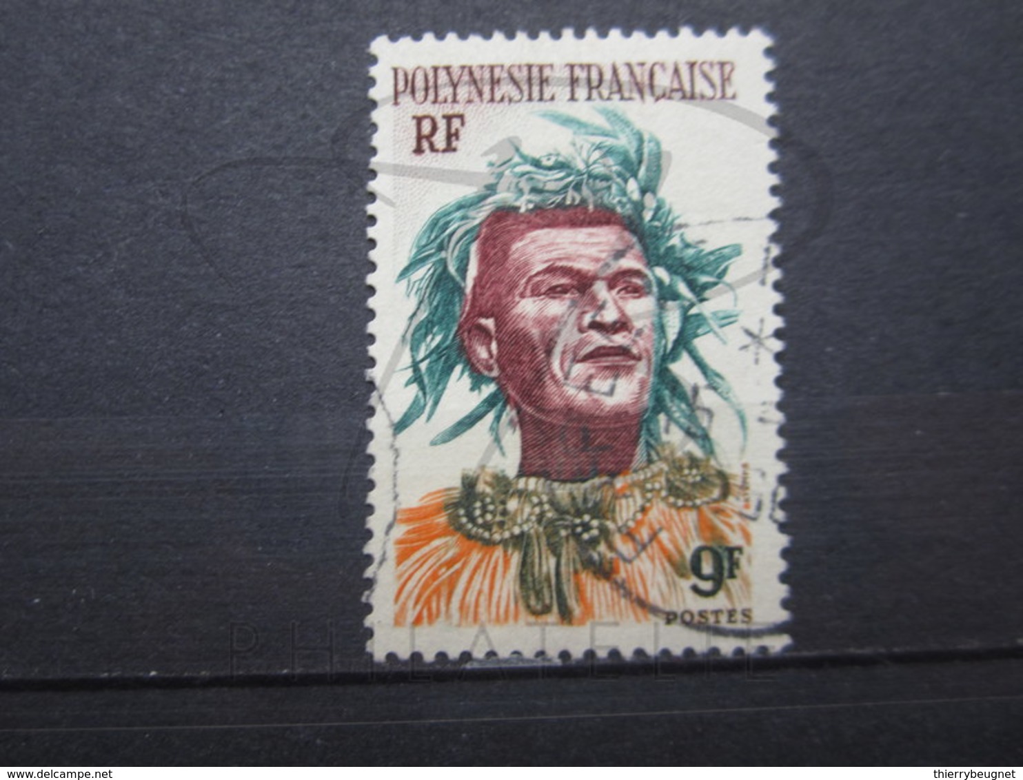 VEND BEAU TIMBRE DE POLYNESIE N° 8 , OBLITERATION " PAPEETE " !!! - Gebraucht