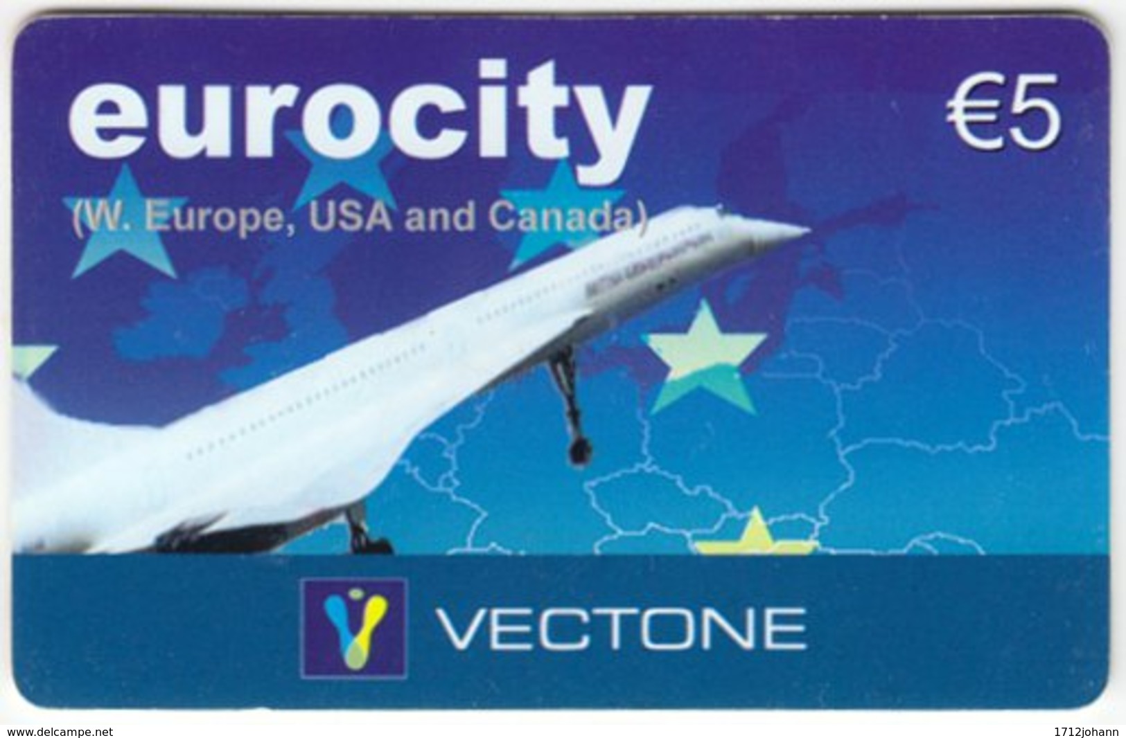 AUSTRIA E-866 Prepaid Vectone - Traffic, Airplane, Concord - Used - Autriche