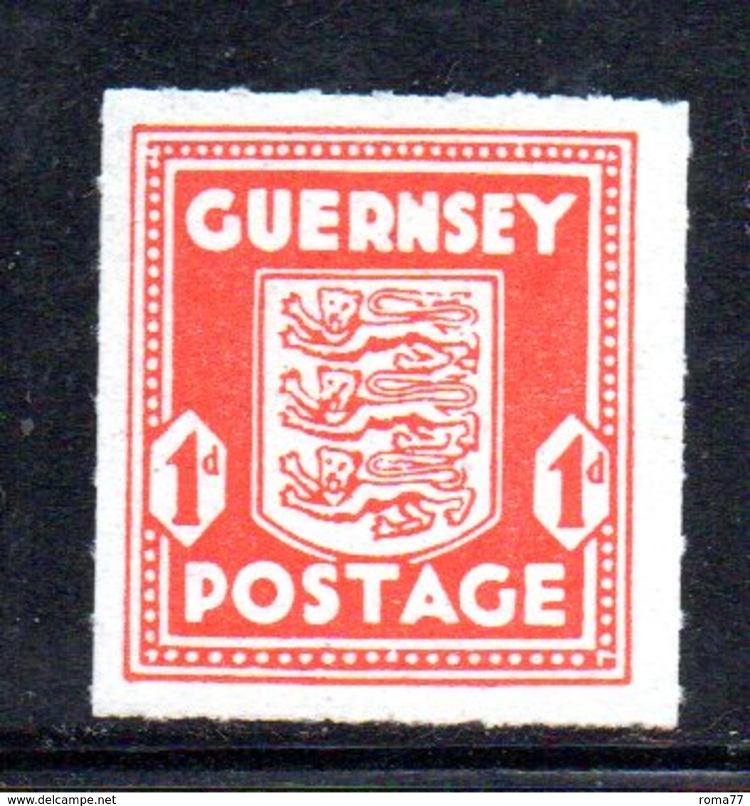 APR211 - GUERNSEY 1941 , Occupazione Tedesca Unificaton. 1 ***  MNH  (2380A) . - Guernesey