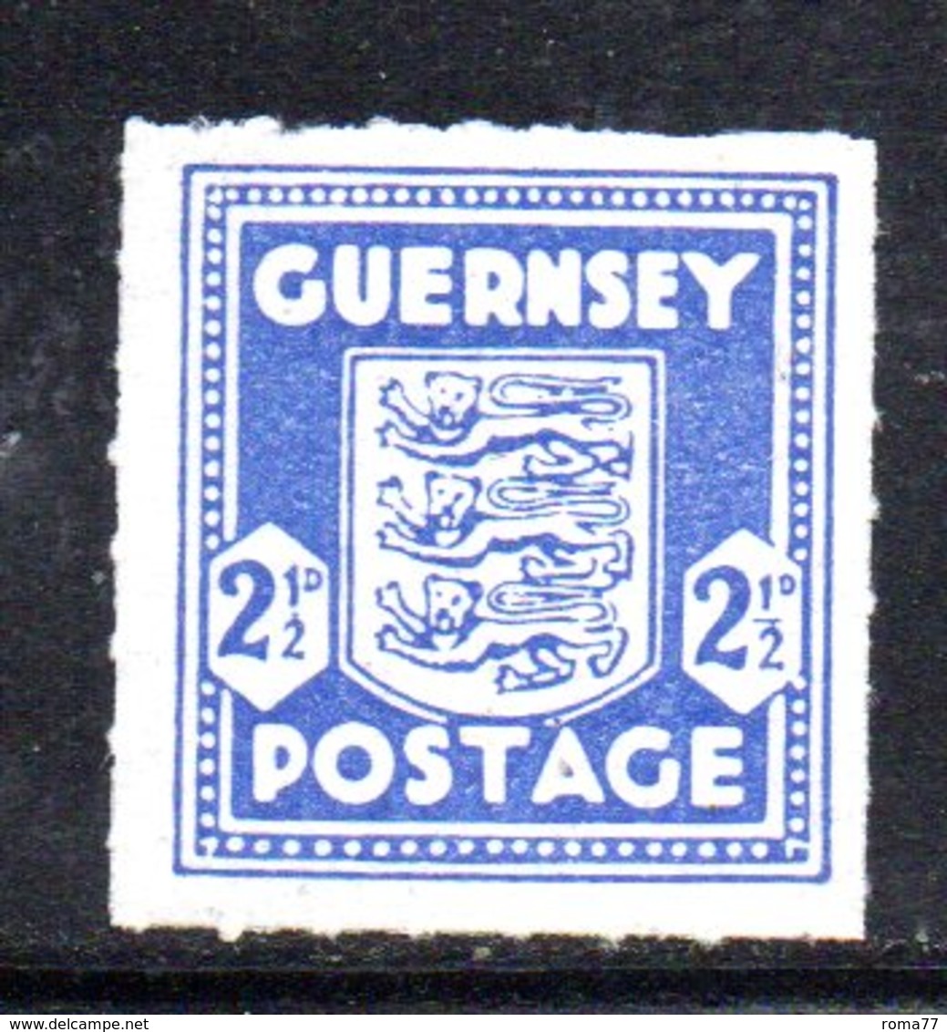 APR212 - GUERNSEY 1941 , Occupazione Tedesca Unificato N. 3 ***  MNH  (2380A) . - Guernesey