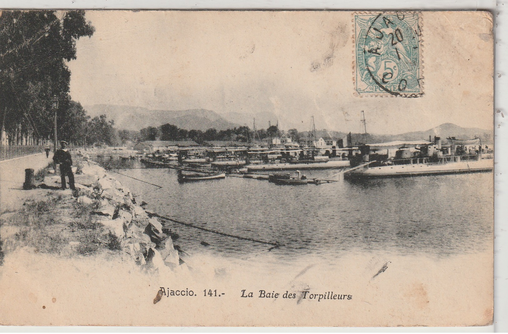 20 - 2A - AJACCIO - La Baie Des Torpilleurs Animée - Ajaccio