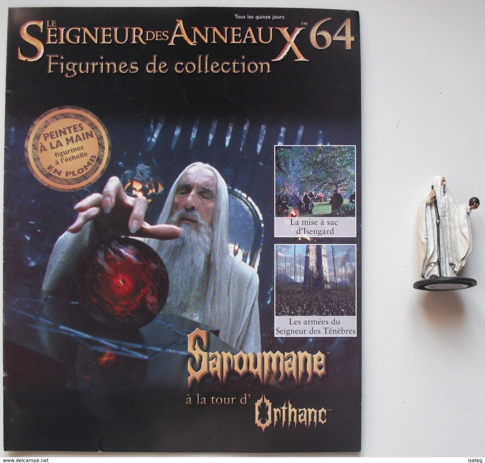 Figurine Le Seigneur Des Anneaux N°64 / Saroumane à La Tour D'orthanc - Il Signore Degli Anelli