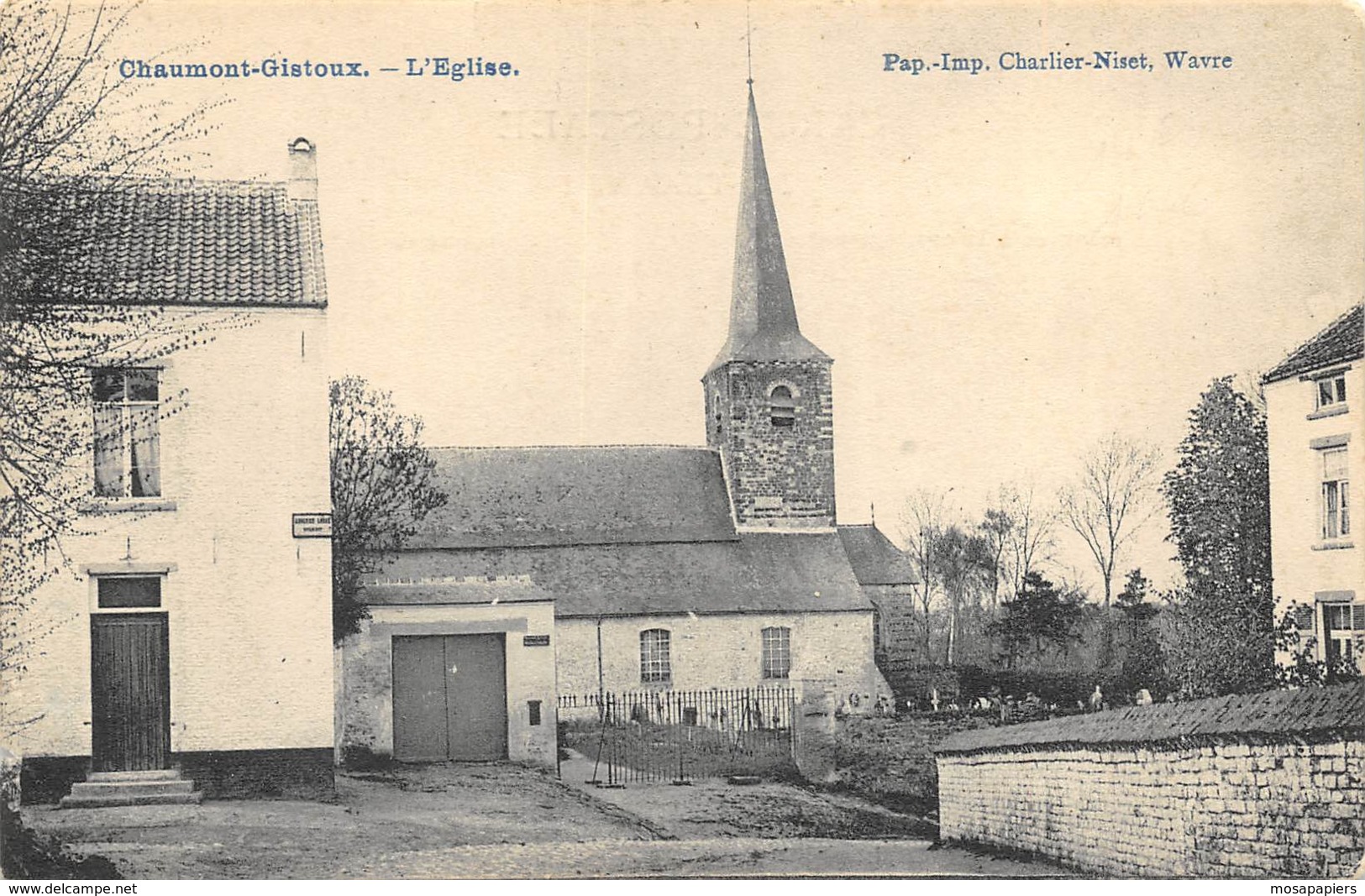 Chaumont-Gistoux - L'Eglise - Ed. Charlier-Niset - Chaumont-Gistoux