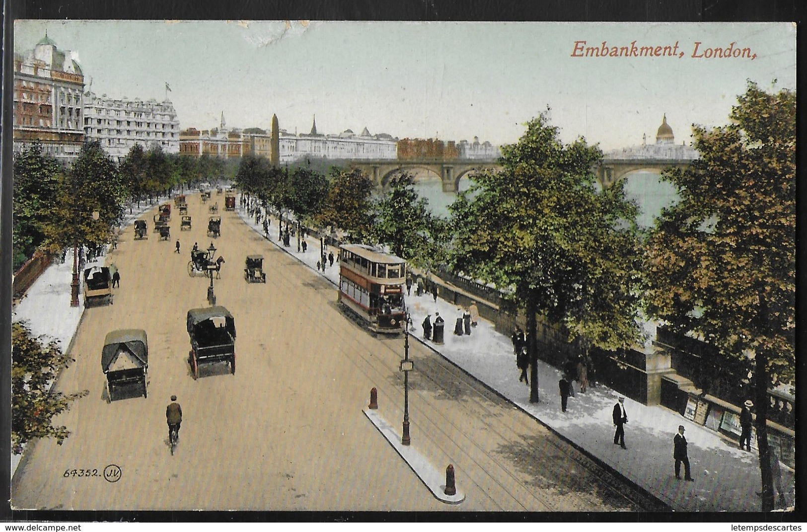 CPA ANGLETERRE - London, Embankment - River Thames