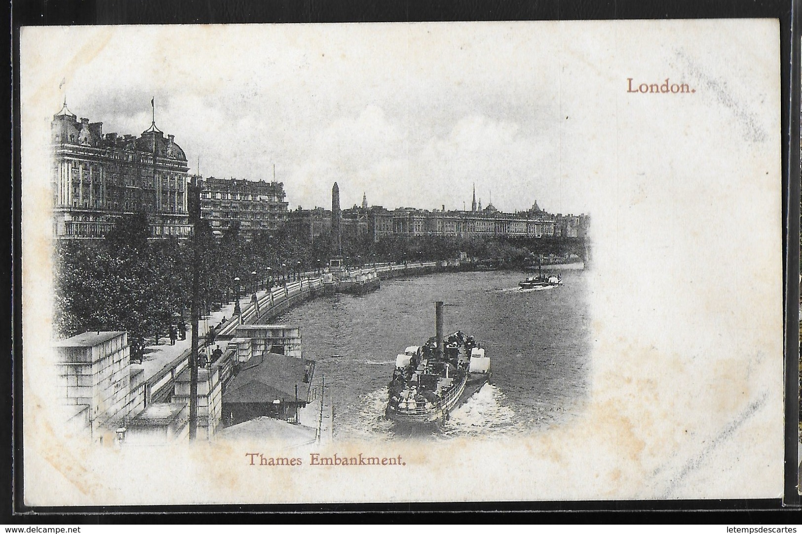 CPA ANGLETERRE - London, Thames Embankment - River Thames