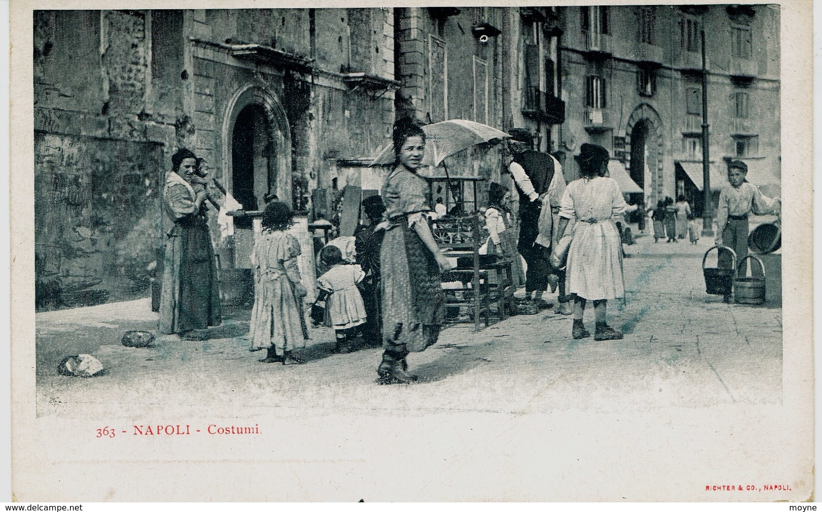 3349 - Italie :  NAPOLI  :  COSTUMI   -   VENDITORE AMBULANTE   -  1900 - Napoli (Naples)