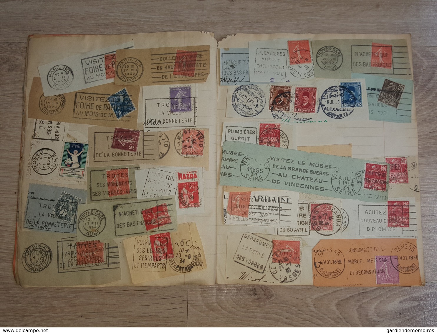 France - Accumulation De Flamme (Fragments), Pub, EMA, Vignette, Entier, Temporaire, Levant, Marianne, Semeuse, Ticket - Collections