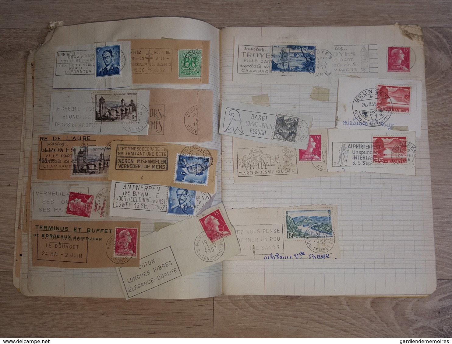 France - Accumulation de Flamme (Fragments), Pub, EMA, Vignette, Entier, Temporaire, Levant, Marianne, Semeuse, Ticket