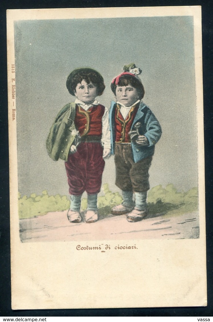 1900 - 05  - Costumi Di CIOCIARI  - Ed. Richter 1515. Italia - Frosinone