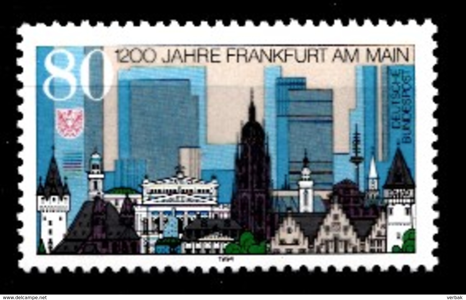 Allemagne 1994  Mi.:nr.1721 1200.Jahre Frankfurt A. M.  Neuf Sans Charniere / Mnh / Postfris - Nuovi