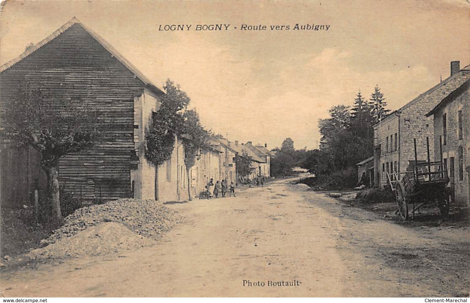 LOGNY BOGNY : Route Vers Aubigny - Etat - Autres & Non Classés