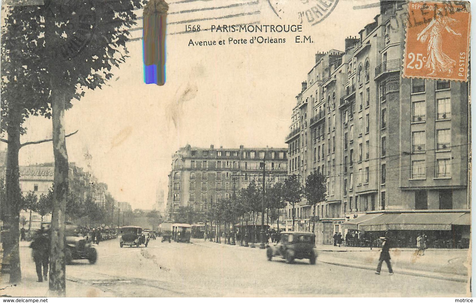 PARIS Montrouge ; Avenue Et Porte D'Orléans. (carte Vendue En L'état). - Distretto: 14