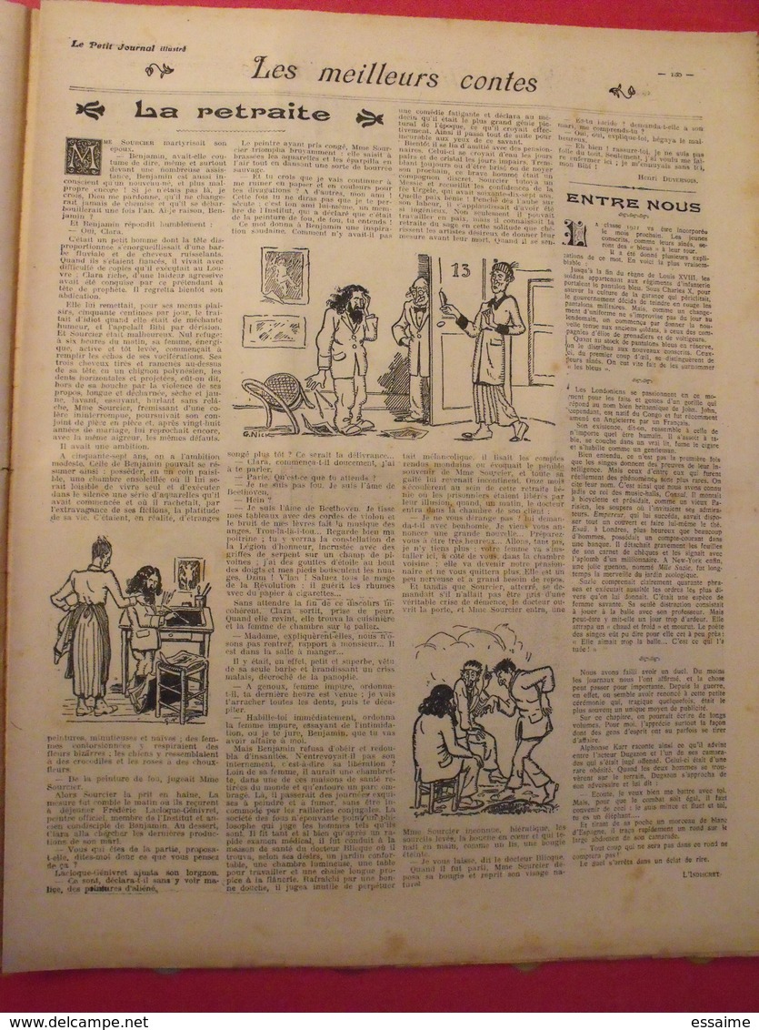 Le Petit Journal Illustré 20 Mars 1921. Mistinguett Invention De La TSF Branly Marconi Meurtre Dato - 1900 - 1949