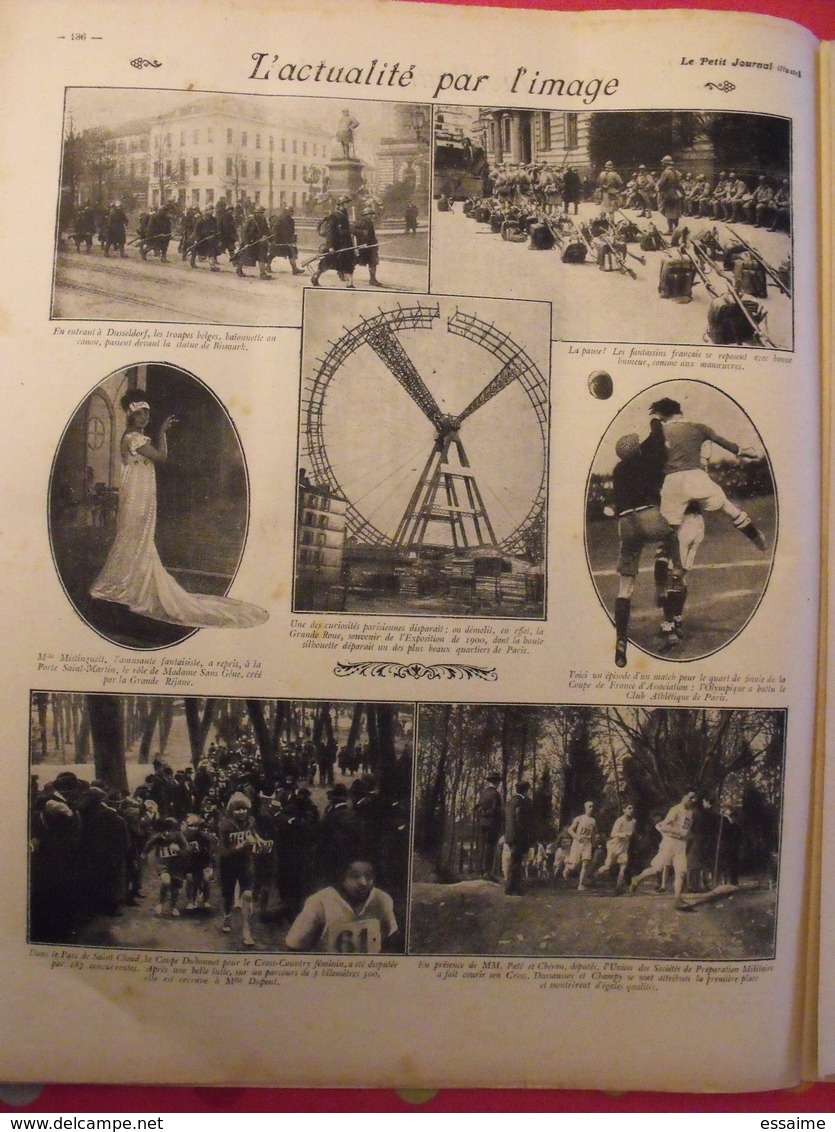 Le Petit Journal Illustré 20 Mars 1921. Mistinguett Invention De La TSF Branly Marconi Meurtre Dato - 1900 - 1949