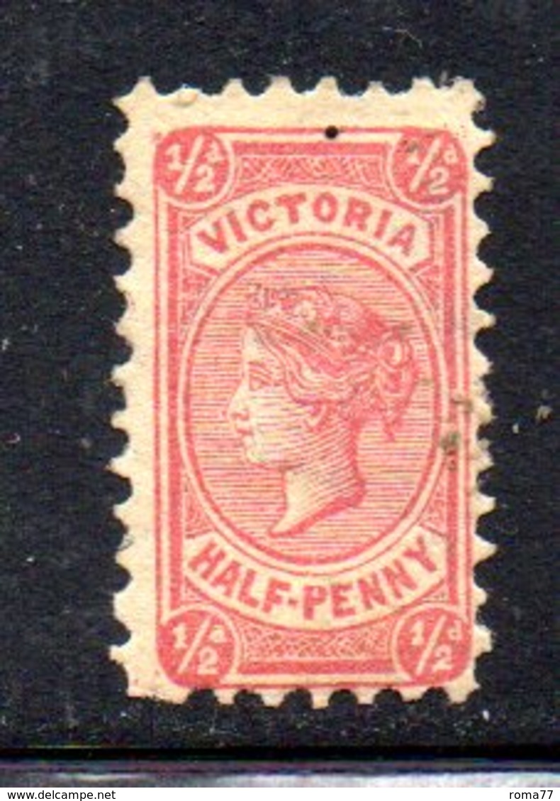 APR224 - VICTORIA 1874 , Vittoria 1/2 Penny Yvert N. 71 Nuovi *  : Tre Nuance  (2380A) . - Ungebraucht