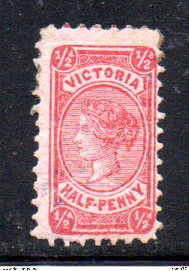 APR224 - VICTORIA 1874 , Vittoria 1/2 Penny Yvert N. 71 Nuovi *  : Tre Nuance  (2380A) . - Nuovi