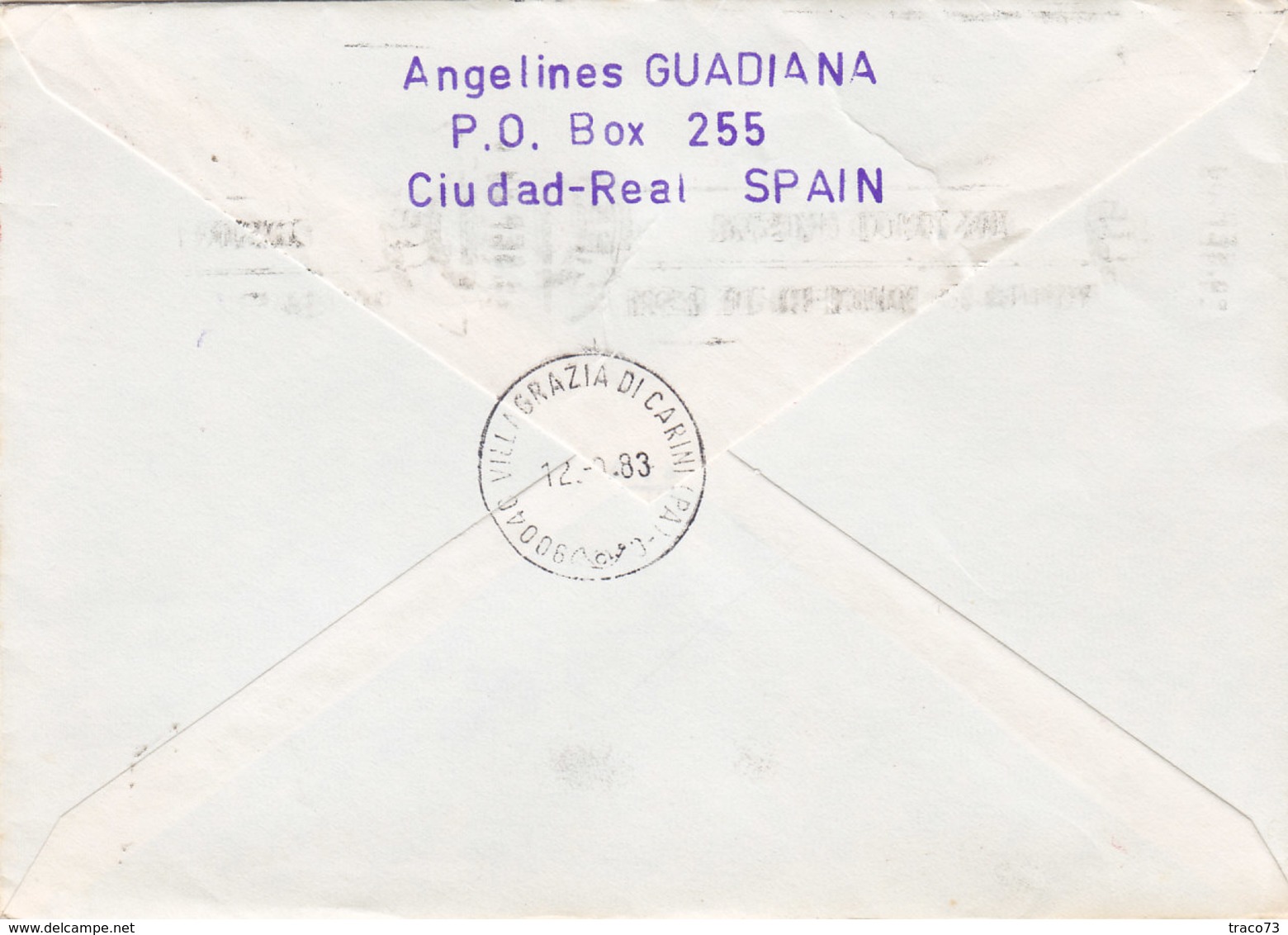 SPAGNA  /   ITALIA - Cover _ Lettera - Lettres & Documents