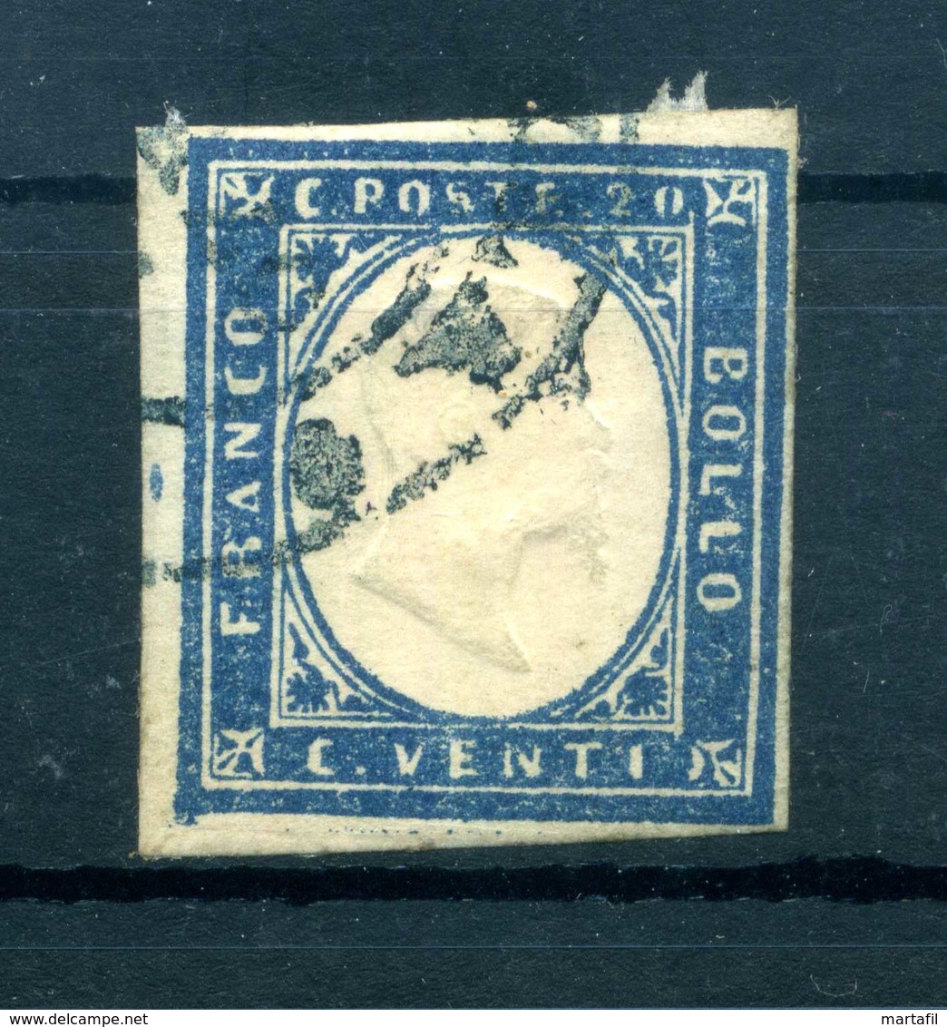 1855-63 SARDEGNA 20c USATO - Sardegna