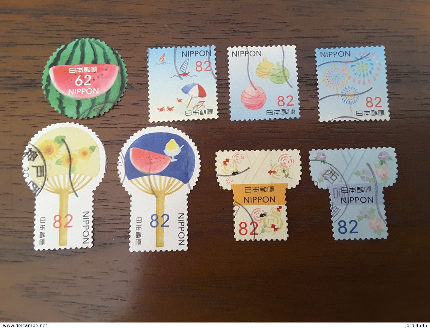 Japan Used 2018 Greetings Stamps - Summer  Lot - Usados