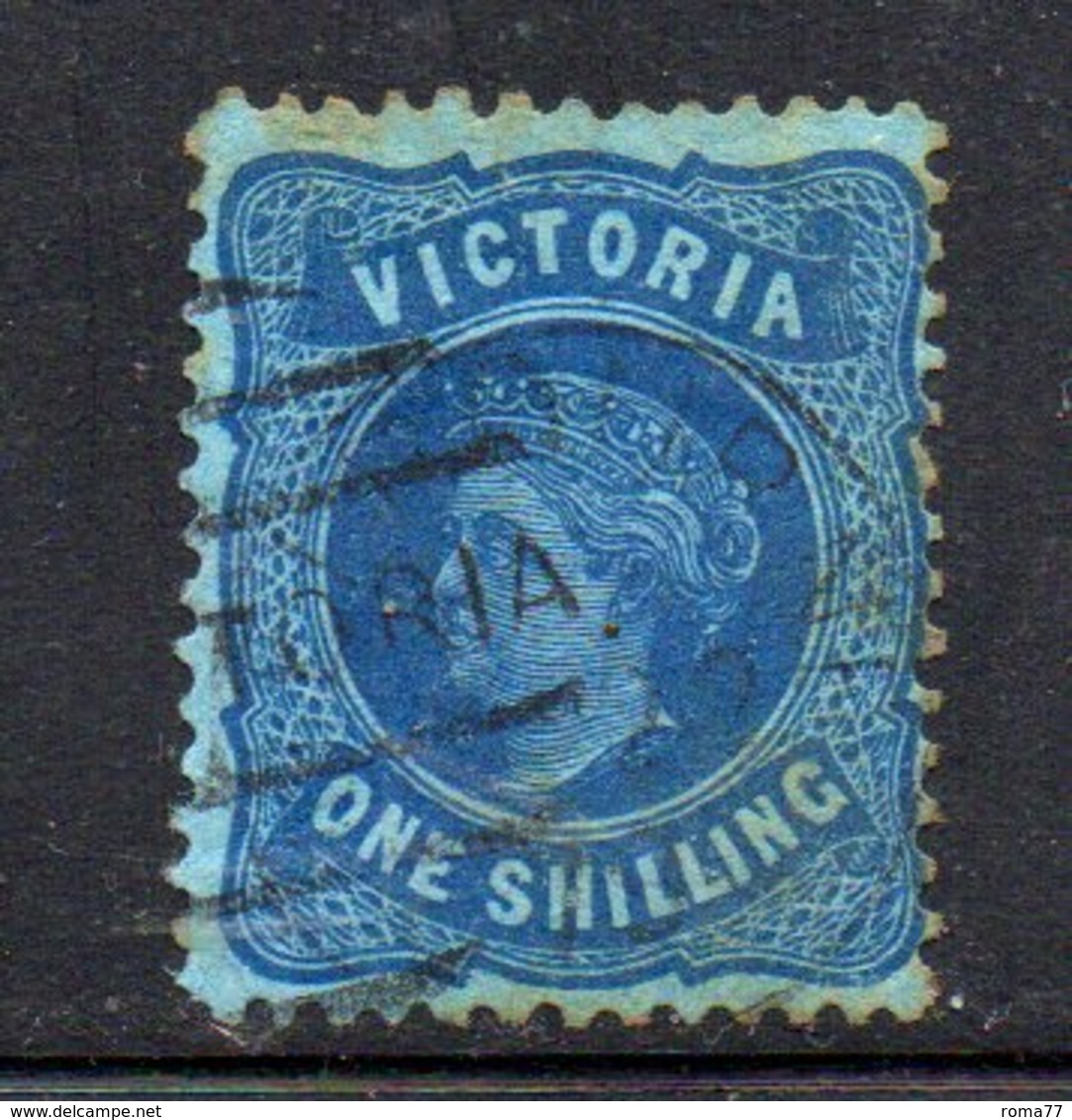 APR227 - VICTORIA 1874 , Vittoria 1 Sh Yvert N. 74 Usato  (2380A) . - Usati