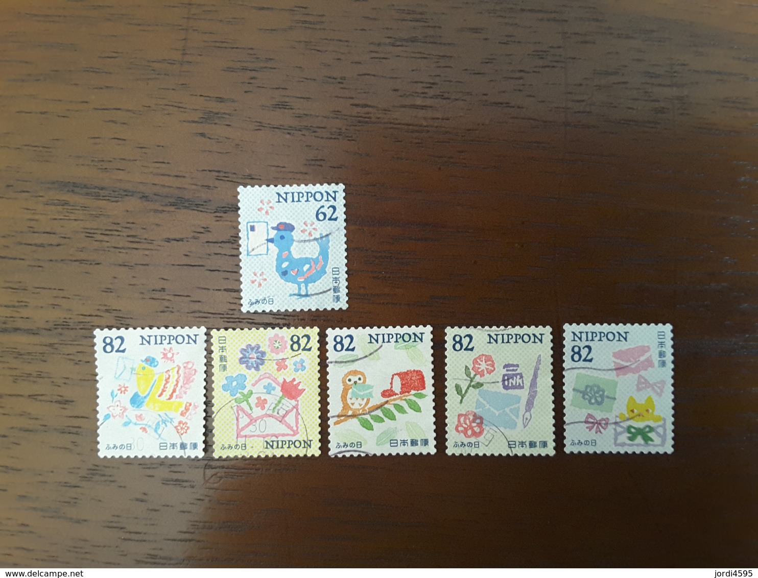 Japan Used 2018 Letter Writing Day Lot - Usados