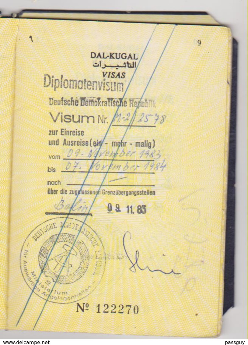 SOMALIA Passport 1983 SOMALIE Passeport – Reisepaß - Documenti Storici
