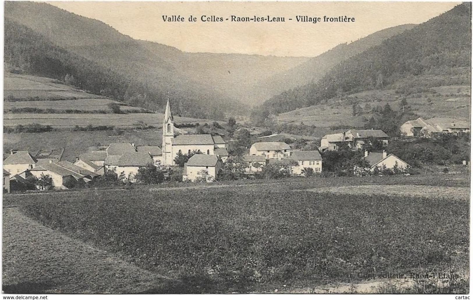 D54 - RAON LES LEAU - VILLAGE FRONTIERE - VALLEE DE CELLES - Autres & Non Classés