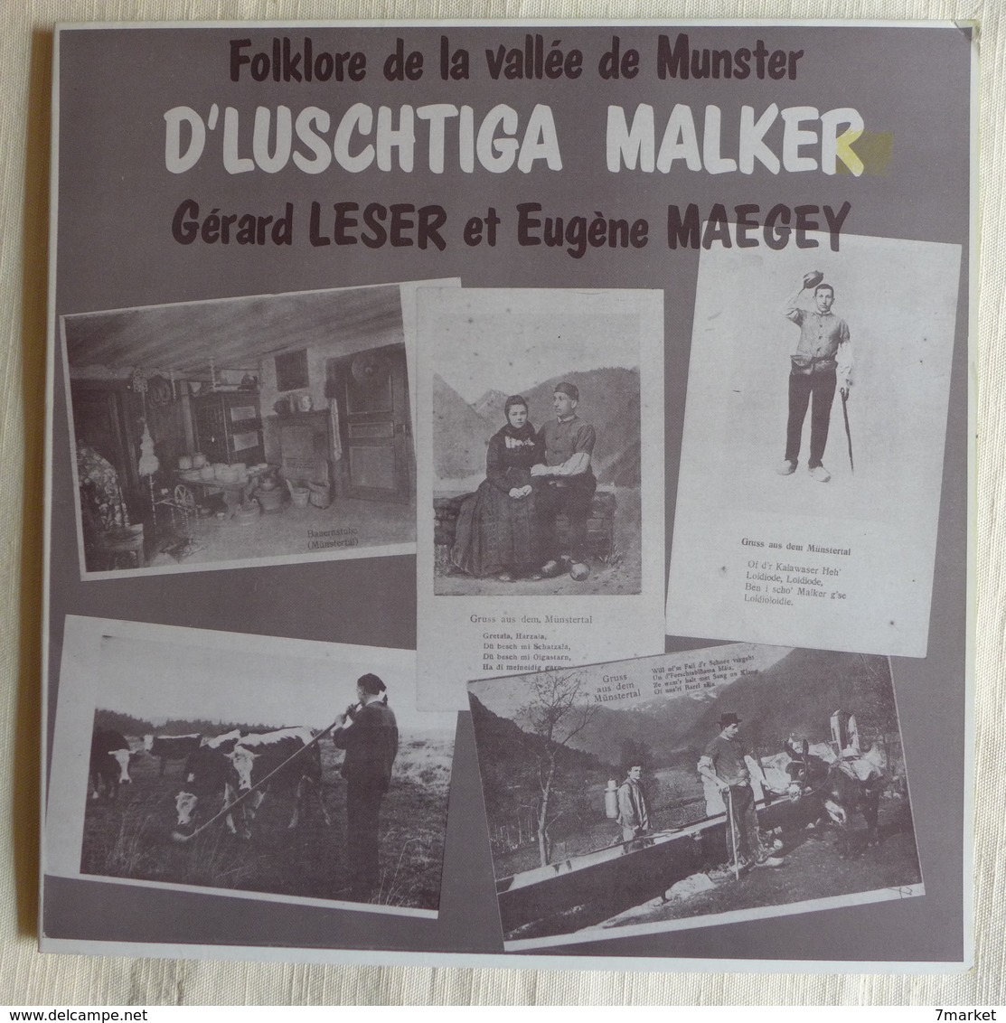 LP/ Gérard Leser Et Eugène Maegey - D'Luschtiga Malker. Folklore De La Vallée De Munster - World Music